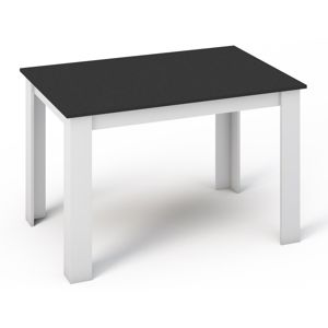 Jídelní stůl BEIRA 120x80 bílá/černá