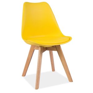 Jídelní židle KRIS, žlutá