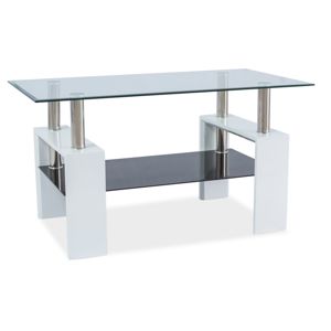 Konferenční stolek MOLUNAT 3, bílý lak