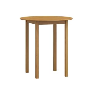 Stůl DASHEN 3, průměr 120 cm, masiv borovice, moření olše