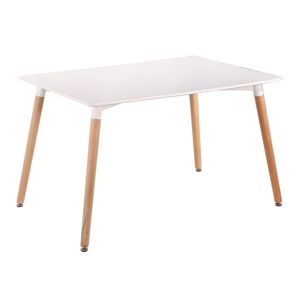 Jídelní stůl NOLAN 120x80 cm, bílá