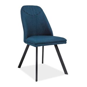 Jídelní čalouněná židle PABLO, tmavě modrá