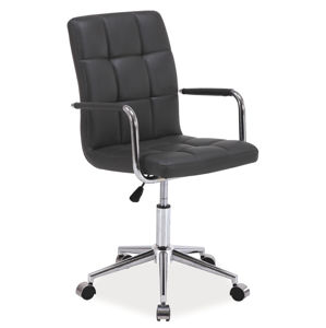 Kancelářská židle BALDONE, šedá ekokůže