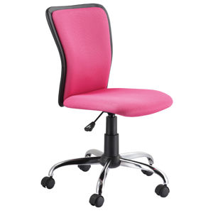 Kancelářská židle Q-099 růžová/černá