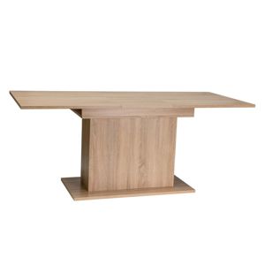 Jídelní stůl rozkládací RENO II 140-180x80, dub sonoma