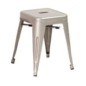 Kovový taburet - stolek SPOT aluminium