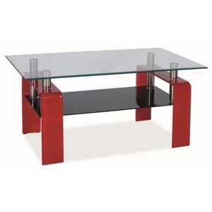 Konferenční stolek STELLA - červený