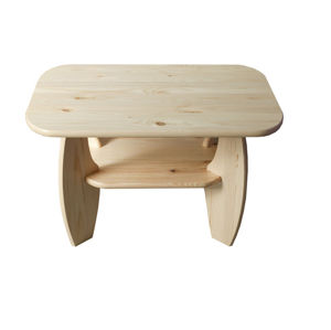 Konferenční stolek 65x65 nr.5, masiv borovice, moření: ...