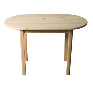 Stůl oválný 150x80 nr.4, masiv borovice, moření: ...