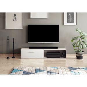Televizní stolek SIMPLE, bílý mat