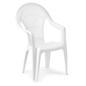 Zahradní plastová židle VEGA, antracit