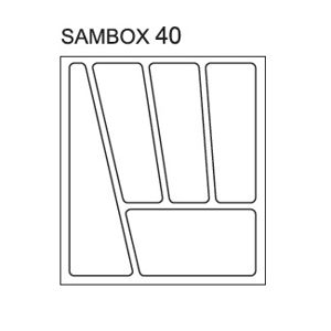 Pořadač do zásuvek SAMBOX - 40 cm