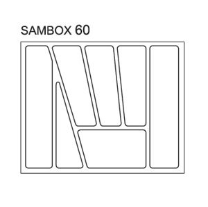 Pořadač do zásuvek SAMBOX - 60 cm