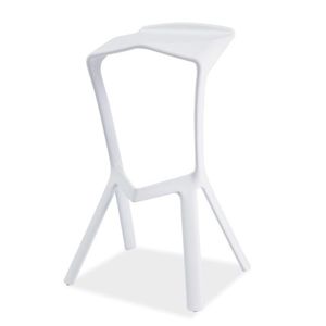 Barová židle VOLT, bílá