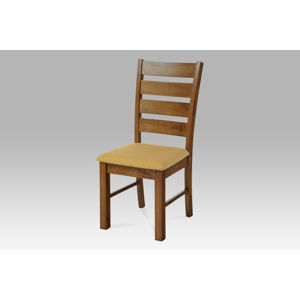 Jídelní židle WDC-181 WAL2, barva ořech, potah krémový