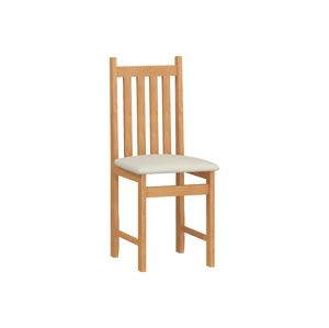 Jídelní židle B, potah béžová ekokůže, barva: …
