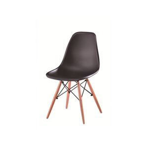 Jídelní židle CINKLA NEW, černá/buk