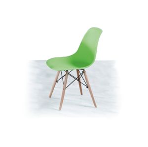 Jídelní židle CINKLA NEW, zelená/buk