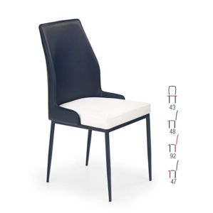 Židle K-199, černá-bílá