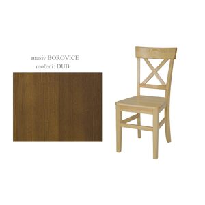 Jídelní židle RUFINA II, masiv borovice/moření: dub