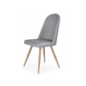 Židle K-214, šedá/dub medový